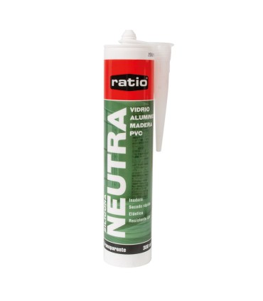 SILICONA NEUTRA RATIO  300 ML. TRANS.