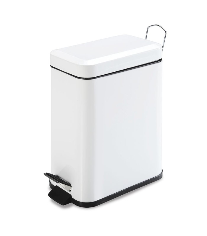 CUBO PEDAL BLANCO 5 L. RECTANG. HABITEX