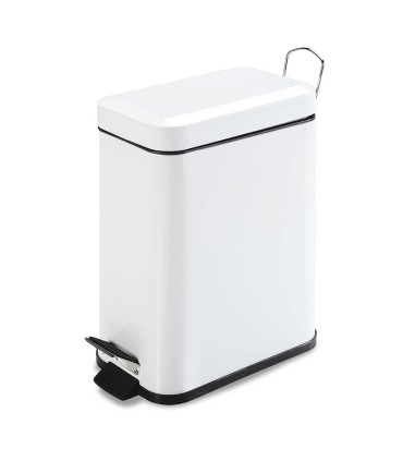 CUBO PEDAL BLANCO 5 L. RECTANG. HABITEX