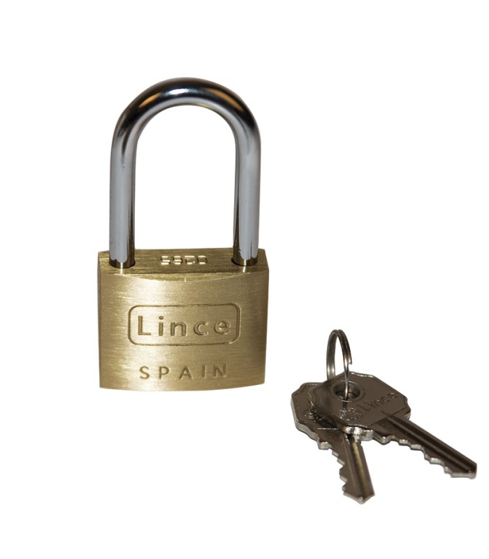CANDADO LATON 40MM A.LARGO LINCE