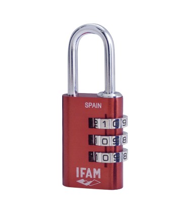 CANDADO COL COMBI30 ROJO