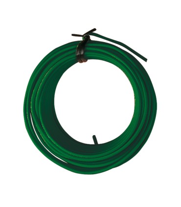 ALAMBRE Hº.PLAST.VERDE ROLLO 15M.