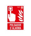 SEÑAL 210X297 PVC POLSADOR D'ALARMA