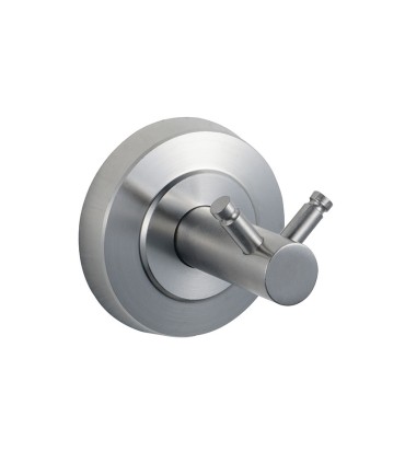 ACC. BAÑO INOX. COLGADOR DOBLE HABITEX