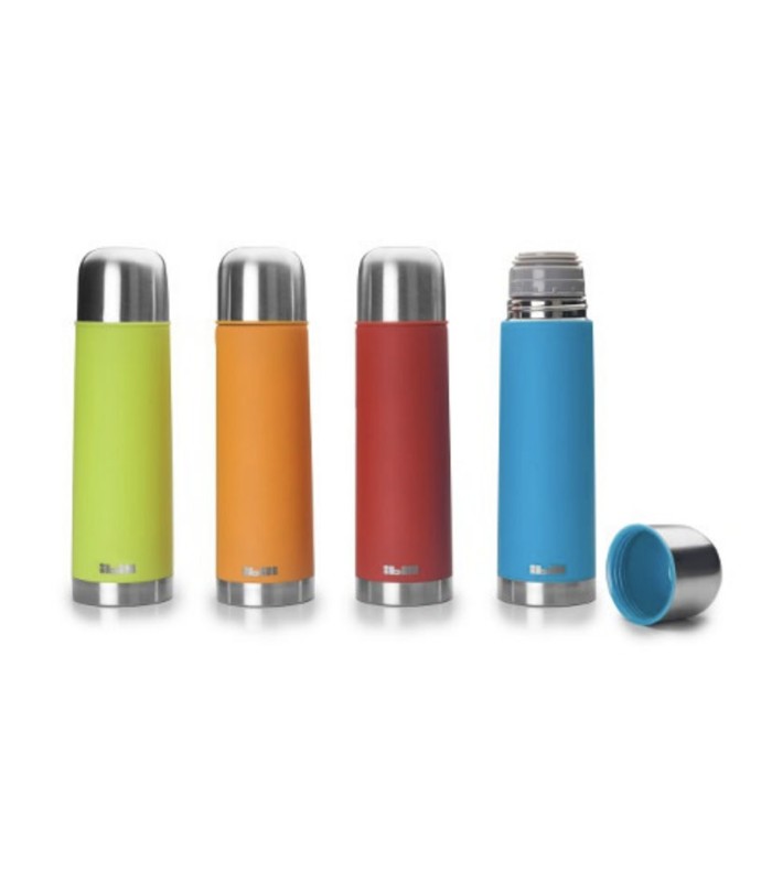 TERMO 500ML INOX. COLORFUL D.PARED IBILI