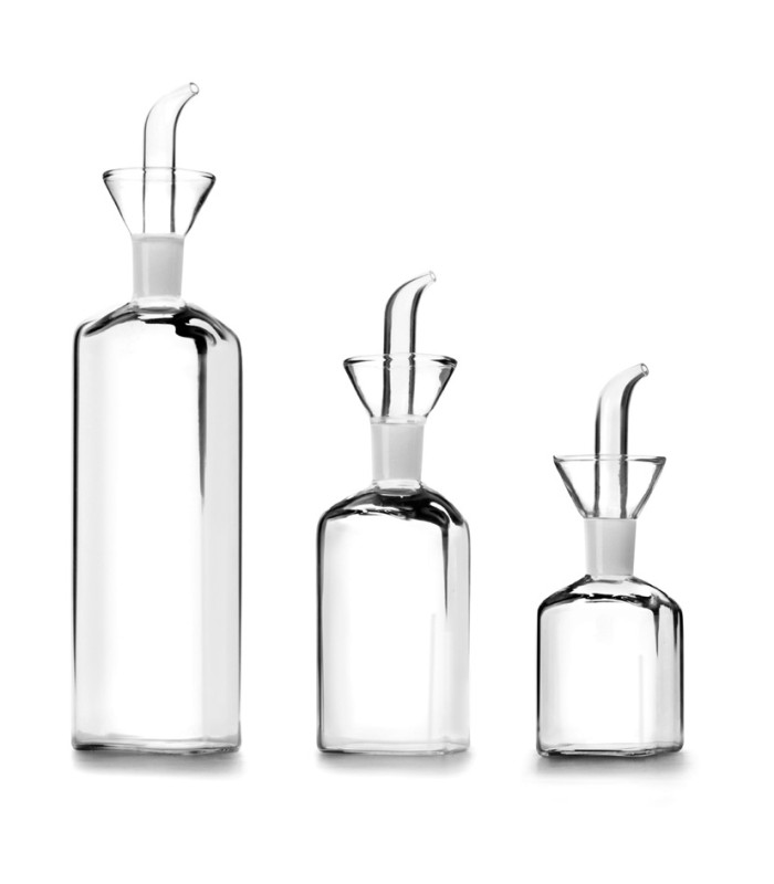 ACEITERA CRISTAL CUADRADA 0,125 L. IBILI