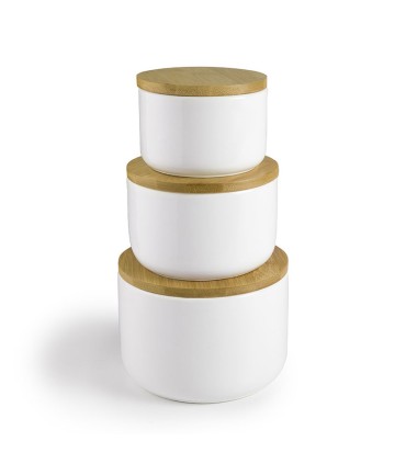 TARRO 1L CERAMICA TAPA BAMBOO