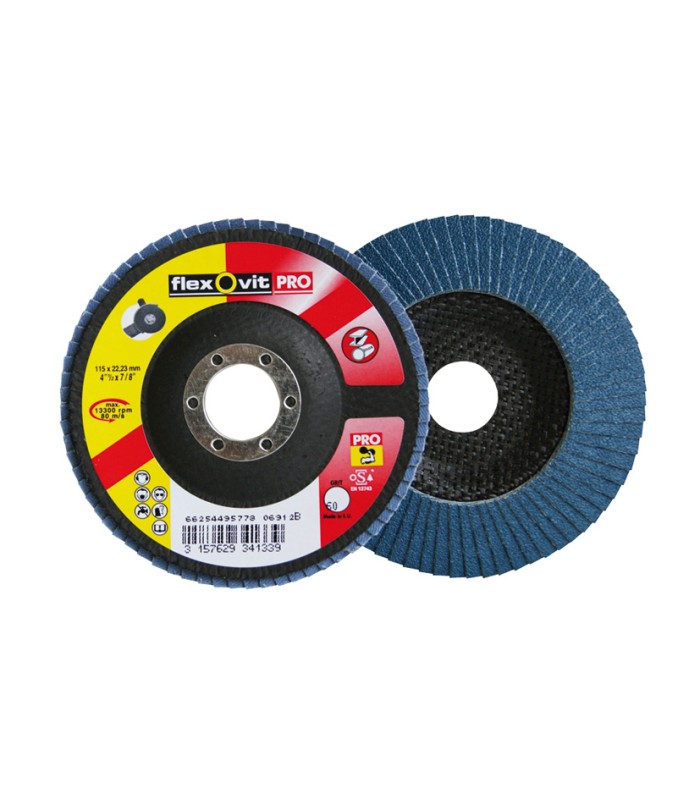 DISCO LAMIN.ZIRCON.115 FLEXOVIT PRO P60