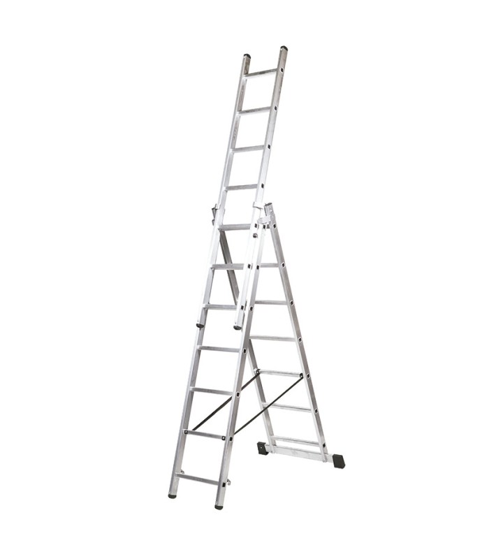 ESCALERA TRANSF. ALUMINIO 3X7 PELDAÑOS