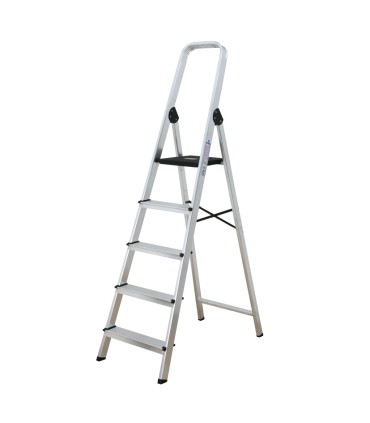 ESCALERA ALUM.T.CUAD.5 PELD.HABITEX