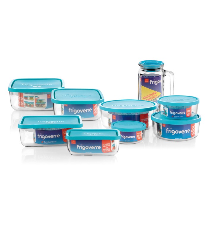 HERMETICO FRIGOVERRE 12CM. TAPA AZUL