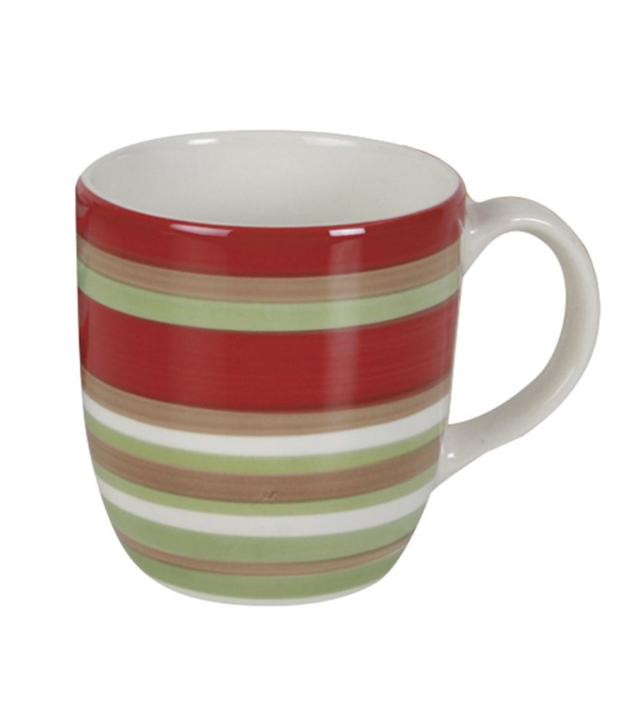 TAZON MUG CERAMICA RAYAS 500CC