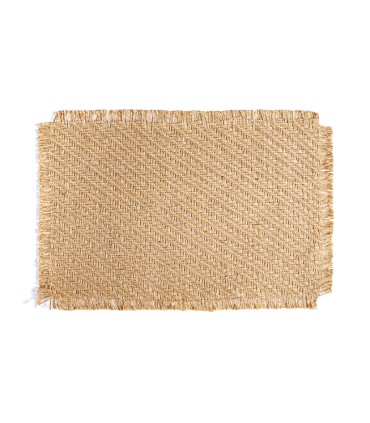 MANTEL INDIVIDUAL YUTE NATURAL 30X45 CM.
