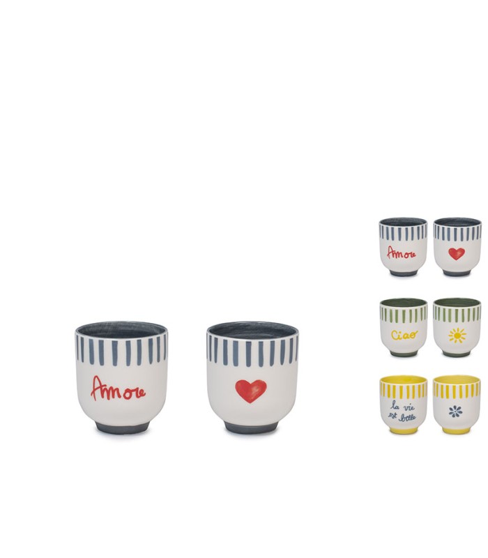 VASO NBC 130CC. CASA AMOR SURTIDO 6 UDES