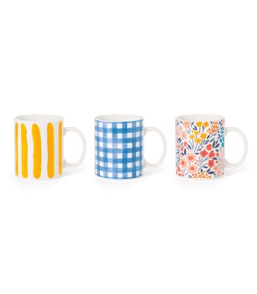 MUG PORCELANA BOHO 32 CL. DISEÑOS SURT.