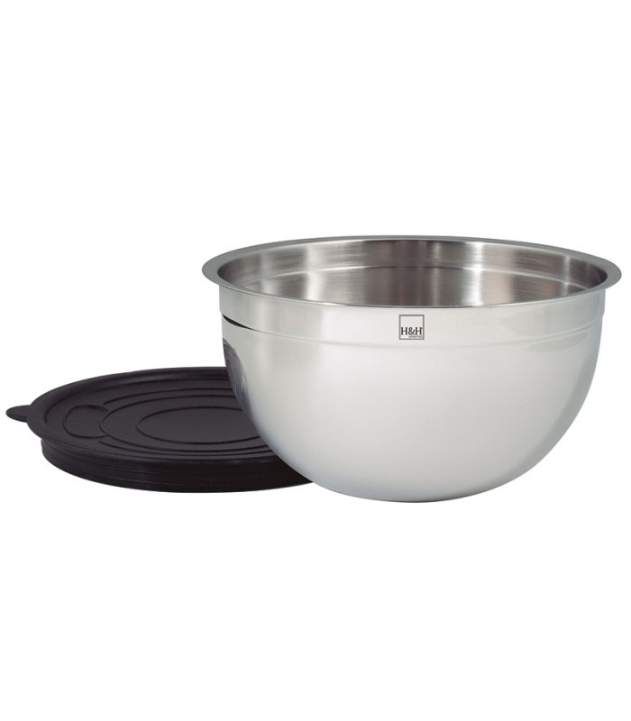 BOL ACERO INOXIDABLE 16 CM. C/TAPA