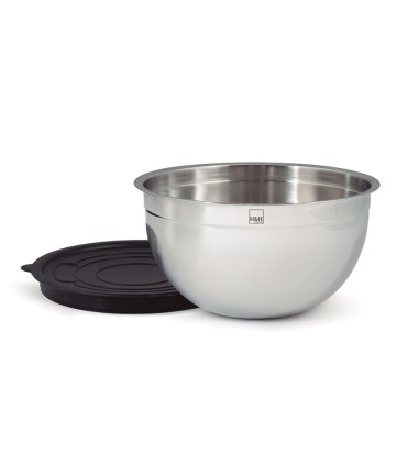 BOL ACERO INOXIDABLE 20 CM. C/TAPA