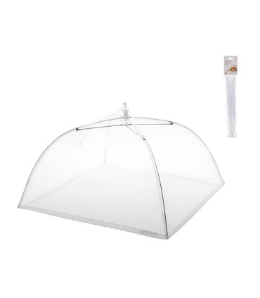 TAPA NYLON CUBRE ALIMENTOS 30X30CM.PLEG.