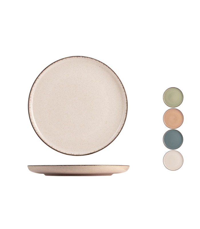 JGO.4 PLATOS POSTRE PEARL 19CM. SURTIDOS