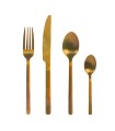 CUBERTERIA INOX.24 PZ. PULSE ORO OPACO