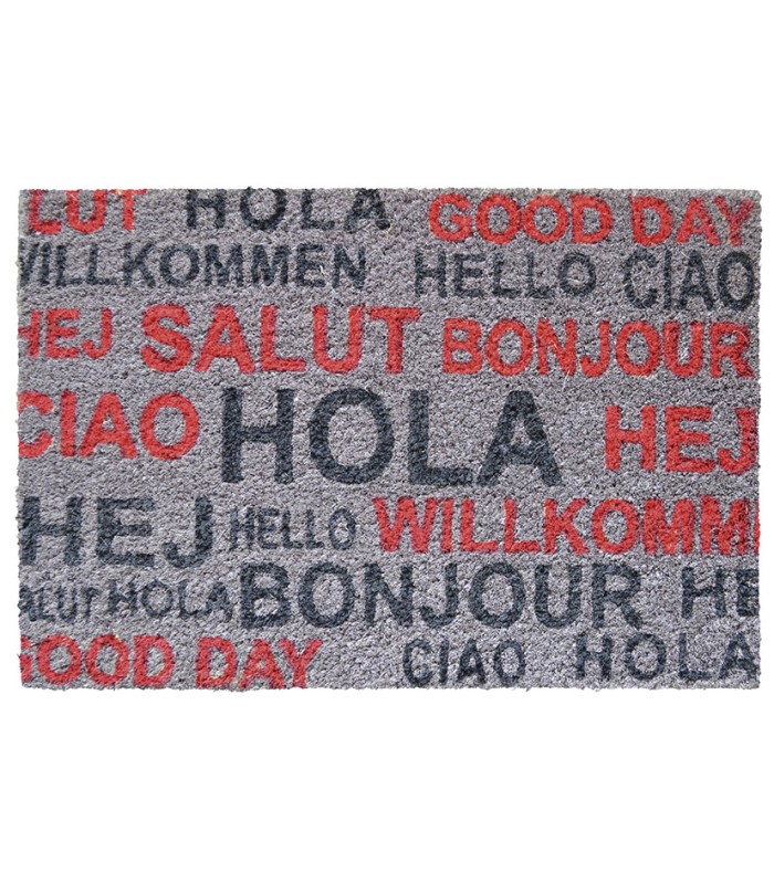 FELPUDO COCO FUN SALUDOS 40X60CM.