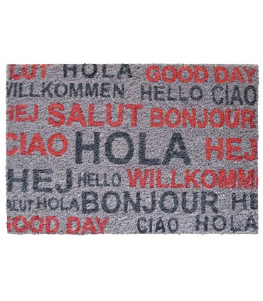 FELPUDO COCO FUN SALUDOS 40X60CM.