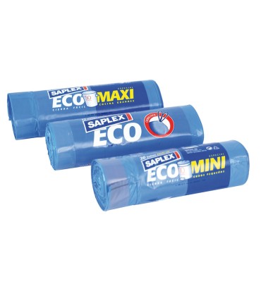 BOLSAS BASURA ECO MINI 45X47CM.20UN