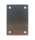 PLACA CIEGA INOX MATE 70X100