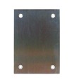 PLACA CIEGA INOX MATE 70X100