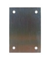PLACA CIEGA INOX MATE 80X80