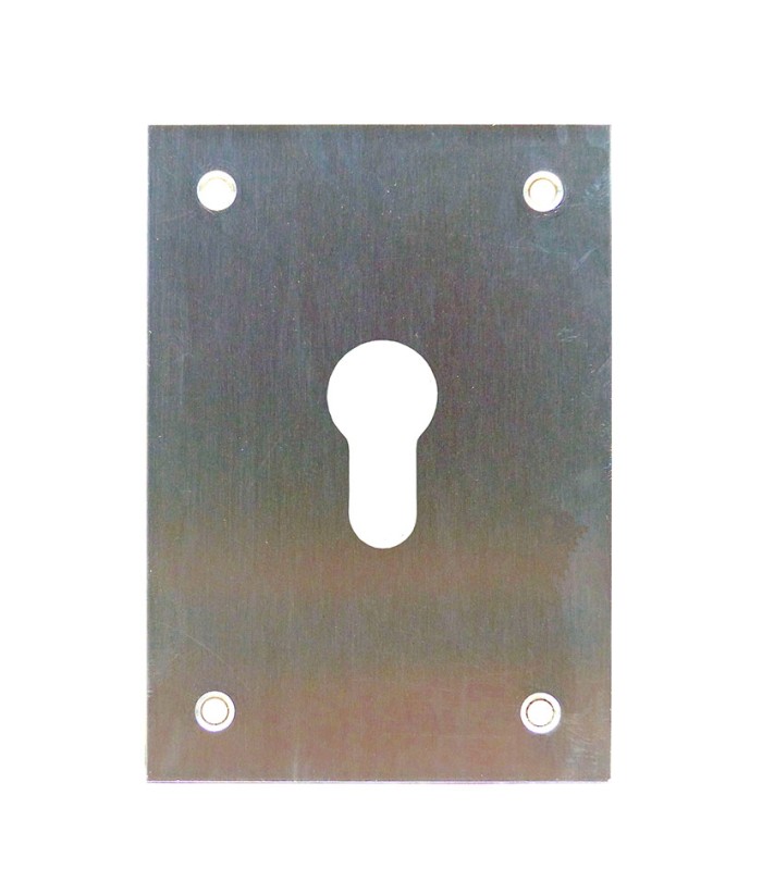PLACA TROQUEL INOX MATE 80X80