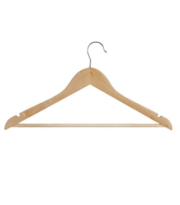 PERCHA MADERA RECTA. JGO. 5 UN.  HABITEX
