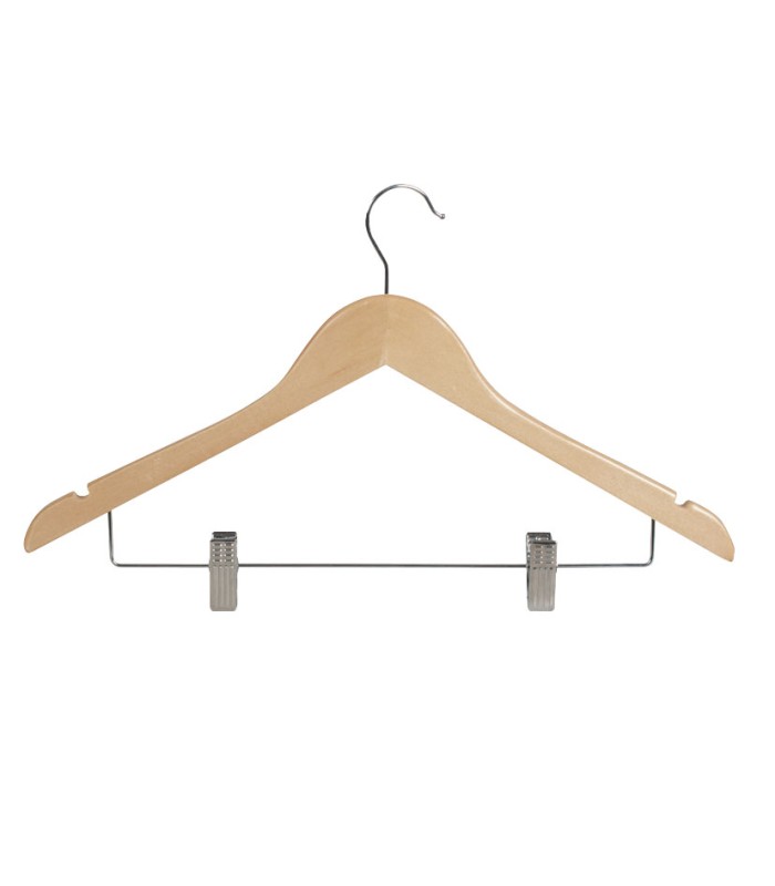 PERCHA MADERA RECTA.3 U.C/PINZAS HABITEX