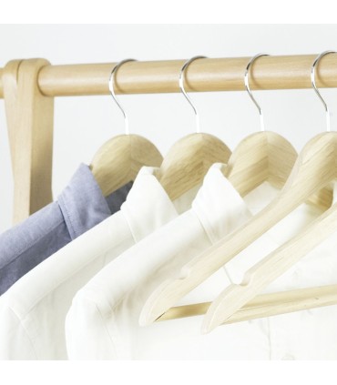 PERCHA MADERA RECTA. JGO.20 UN.  HABITEX