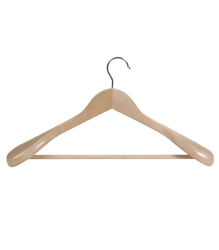 PERCHA MADERA DELUXE ESP. TRAJES HABITEX