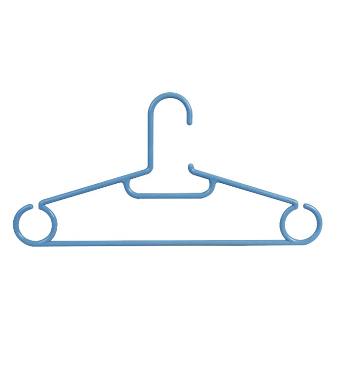 PERCHA PLASTICO 5 UN. 40CM AZUL HABITEX