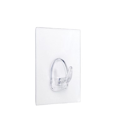 COLGADOR ADH. REUTILIZ. TRANSP. 80x62 mm