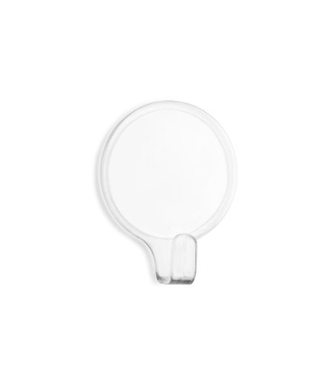 COLGADOR ADHESIVO. TRANSPAR. 2 UNI.