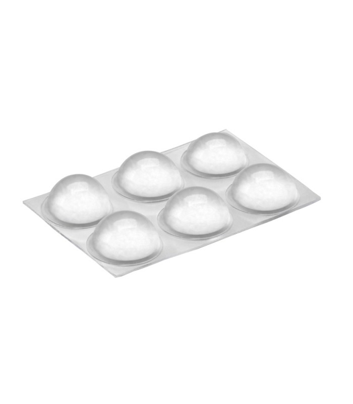 GOTAS TRANSP.ADHES.Ø16x7,9mm BL. 6 GOTAS