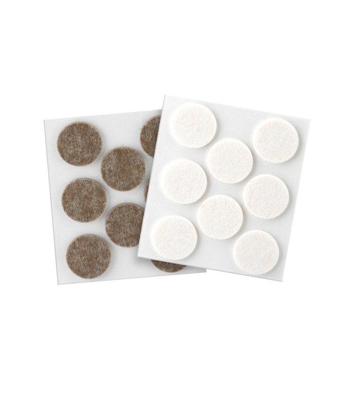 FIELTRO LANA ADH.Ø 27 MARRON BL.8 PIEZAS