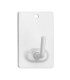 COLGADOR ADHESIVO BLANCO BL. 2 UNIDADES