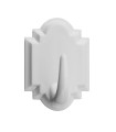 COLGADOR PLASTICO BLANCO BL.2 UNIDADES