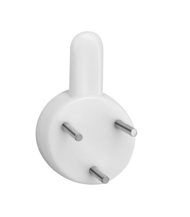 COLGADOR PARED. MOD. 3001. BLCO. 6 PZAS.