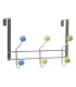 PERCHA METAL.P/PUERTA, 6 GANCHOS HABITEX
