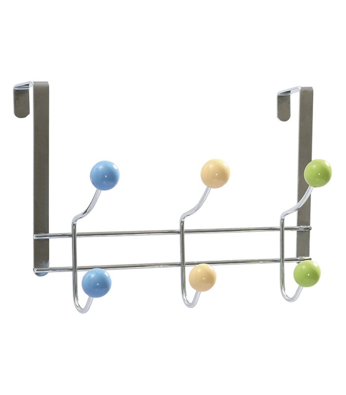 PERCHA METAL.P/PUERTA, 6 GANCHOS HABITEX