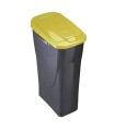 CUBO ECOBIN 15L. CON TAPA AMARILLA