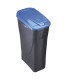 CUBO ECOBIN 15L. CON TAPA AZUL