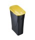 CUBO ECOBIN 25L. CON TAPA AMARILLA