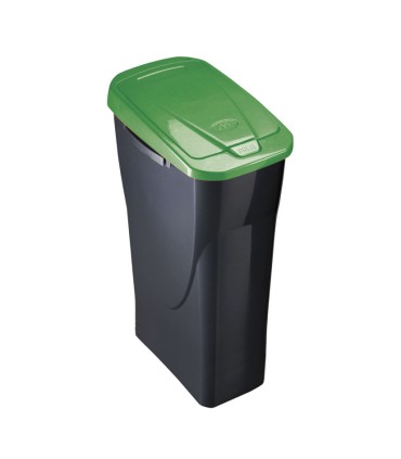 CUBO ECOBIN 25L. CON TAPA VERDE