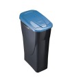 CUBO ECOBIN 25L. CON TAPA AZUL